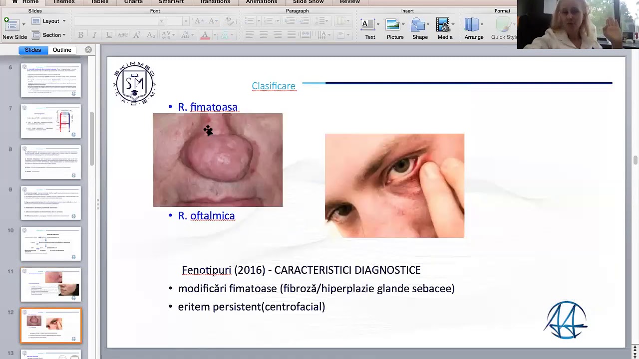 Webinar Dr. Amalia Anghel - Rozaceea