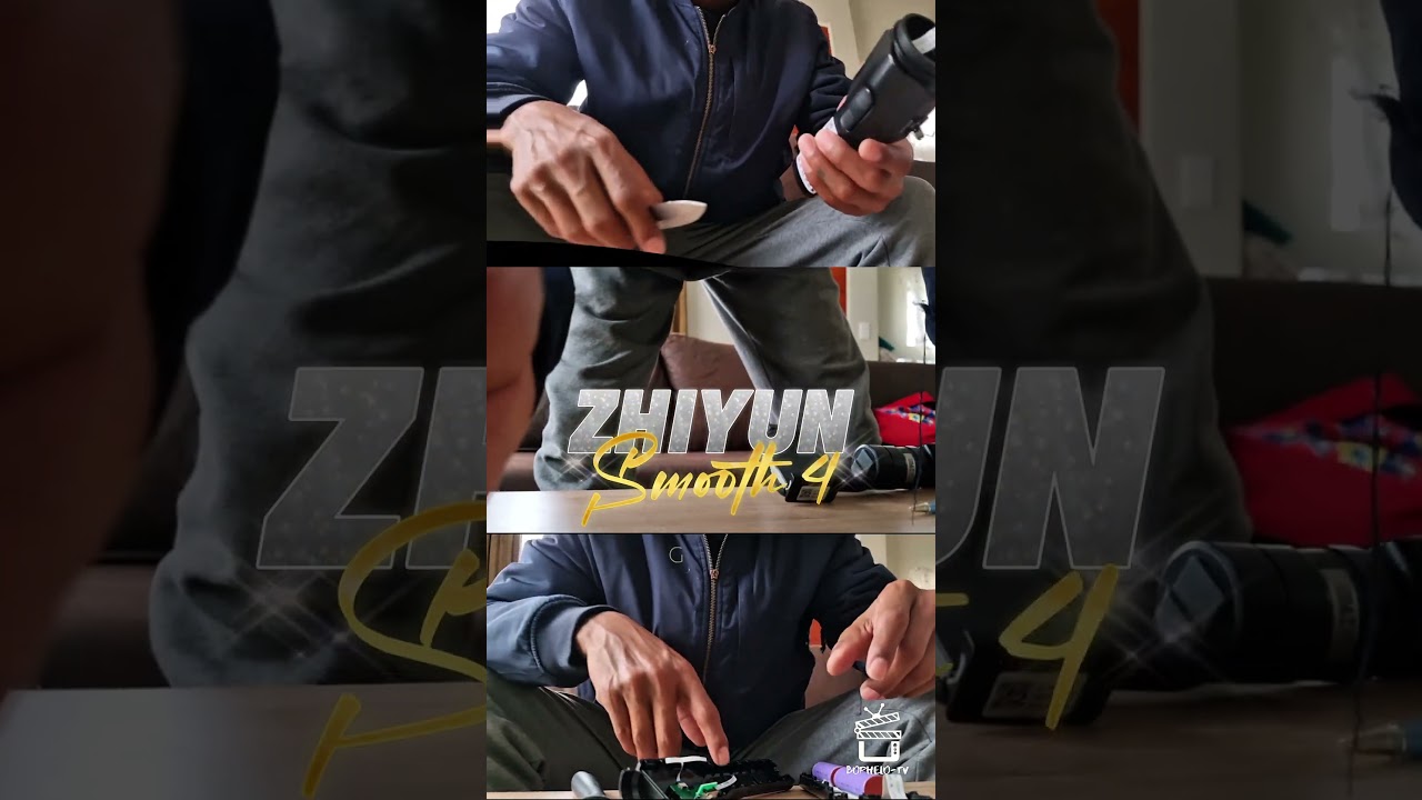 Powering up the Zhiyun Smooth 4! 💪 Got a dying gimbal battery? See the full replacement guide