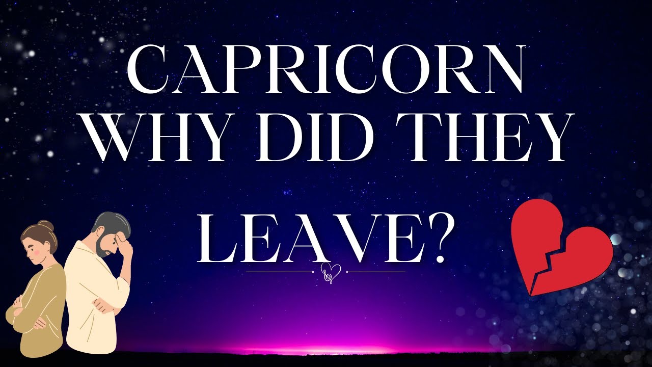 CAPRICORN 🔮 YOU'RE RIGHT TO LEAVE THIS KARMIC RELATIONSHIP!