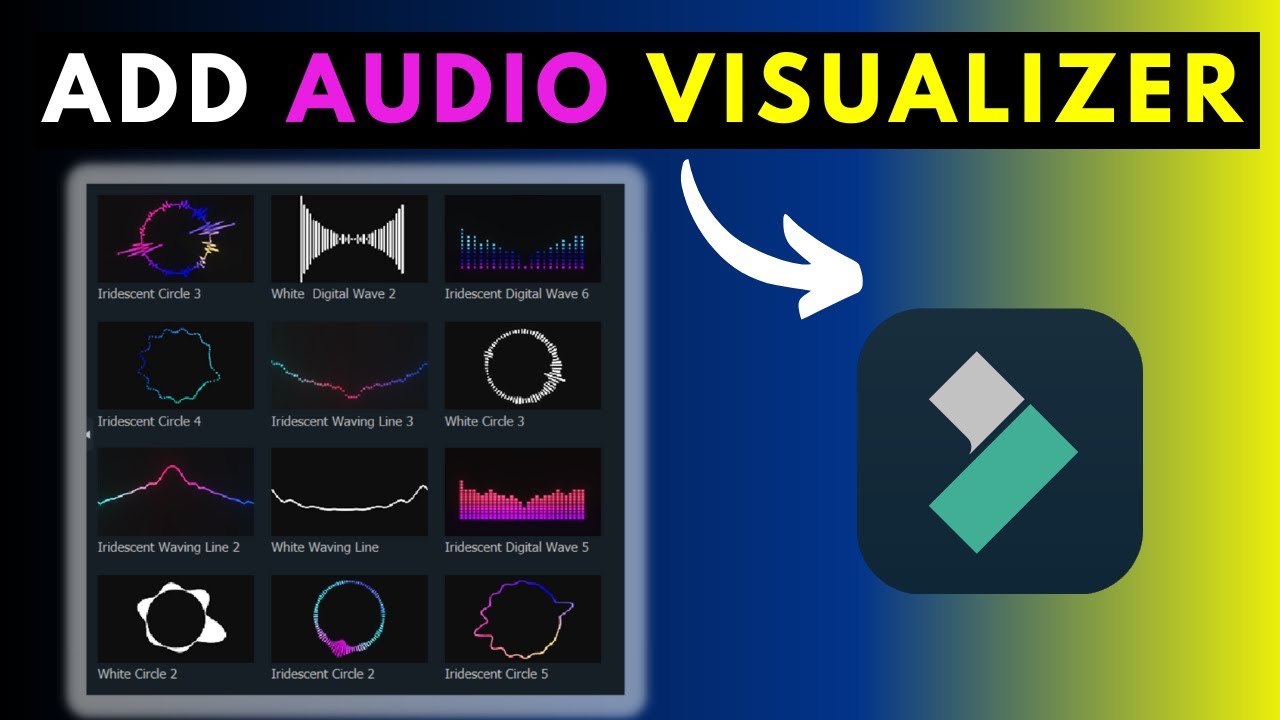 How to Add an Audio Visualizer Effect in Filmora 11 - Audio Visualizer in Filmora Tutorial