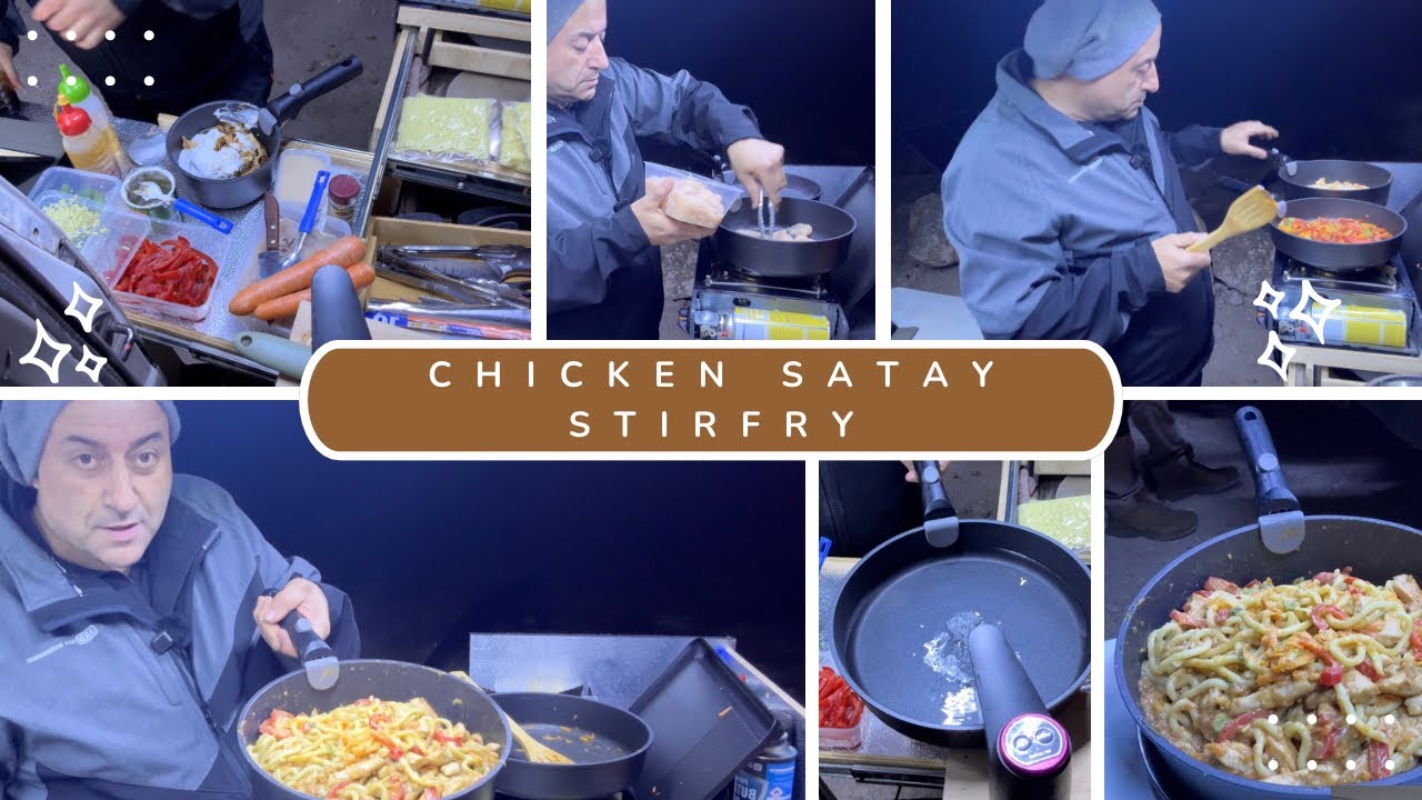 Chicken Satay Noodles | Easy 4WD Camp Cooking