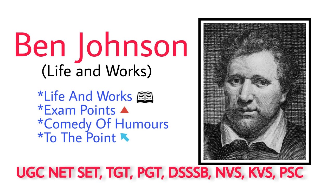 Ben Johnson Life And Works With Exam Points