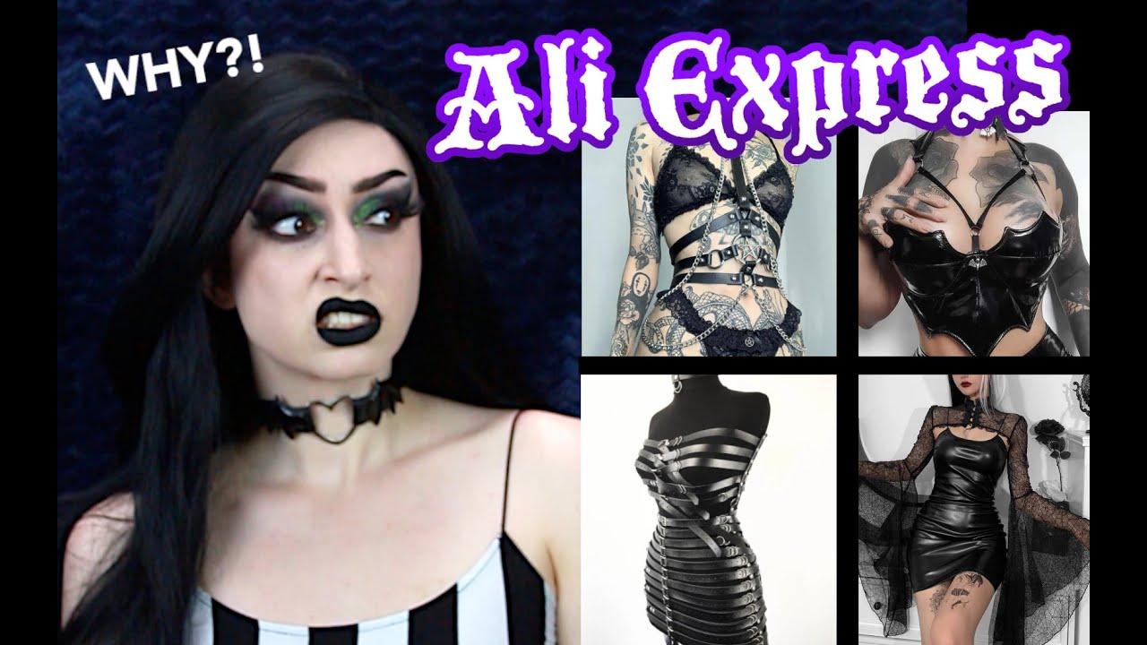 I SPENT OVER $100 AT ALIEXPRESS | Extra Goth Try On Haul 💀