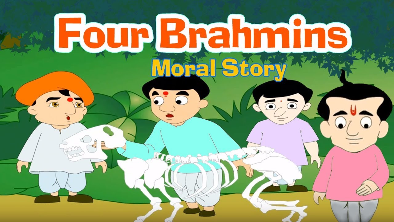 Four Brahmins Story In English I Bookish Knowledge I Moral Stories For Kids In English I Lion