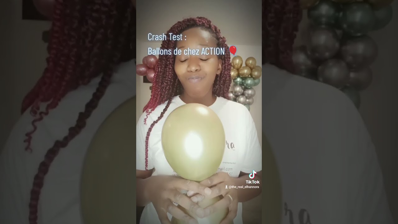 Crash Test des ballons de chez ACTION 🎈