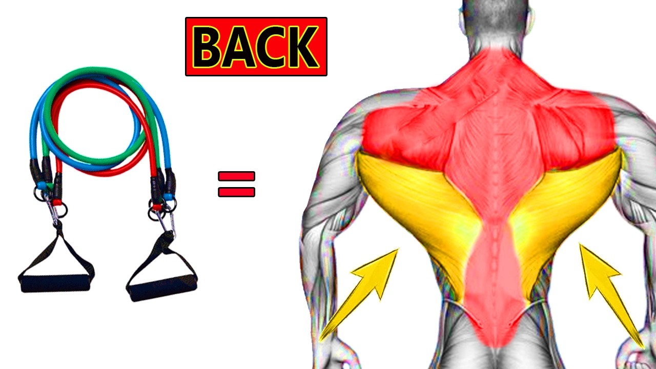 5 Effective Back Workout With Resistance Bands at Home