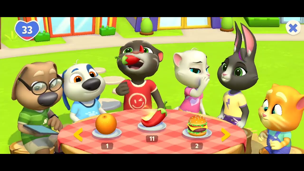 My talking tom friends mini game video 📷 bachcha wala video 😍 kids wala video 📸