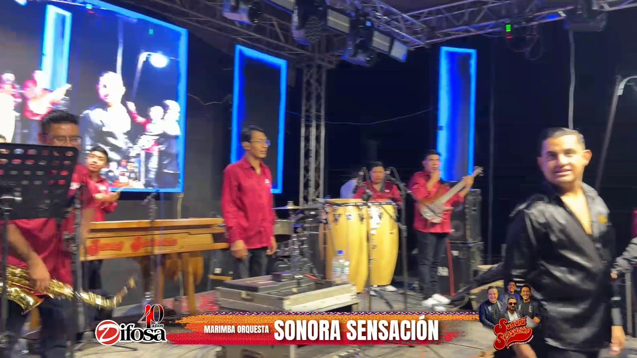 Marimba Orquesta Sonora Sensación desde San Juan Tecuaco