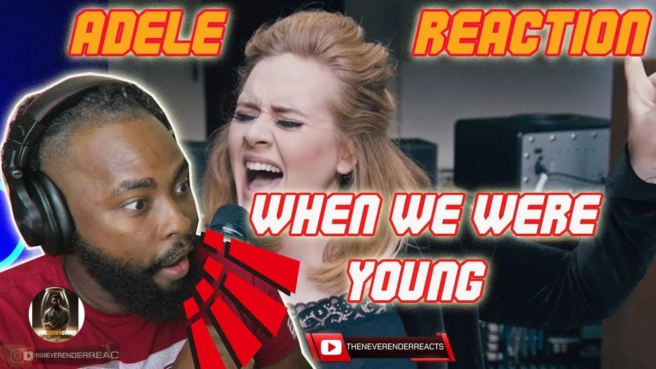 RAP FAN REACTS to Adele – When We Were Young (Live at The Church Studio)