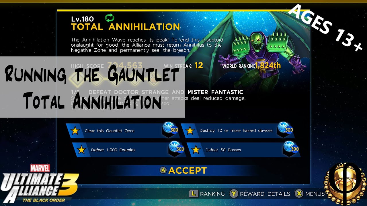 Running the Gauntlet: Total Annihilation - Ultimate Alliance 3