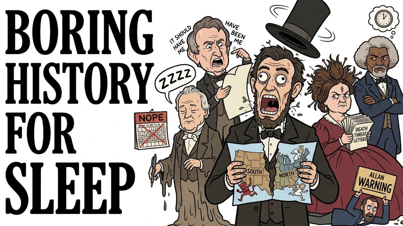 The Boring Story of Lincoln's Inauguration Crisis | Calm History for Sleep, Study & Focus
