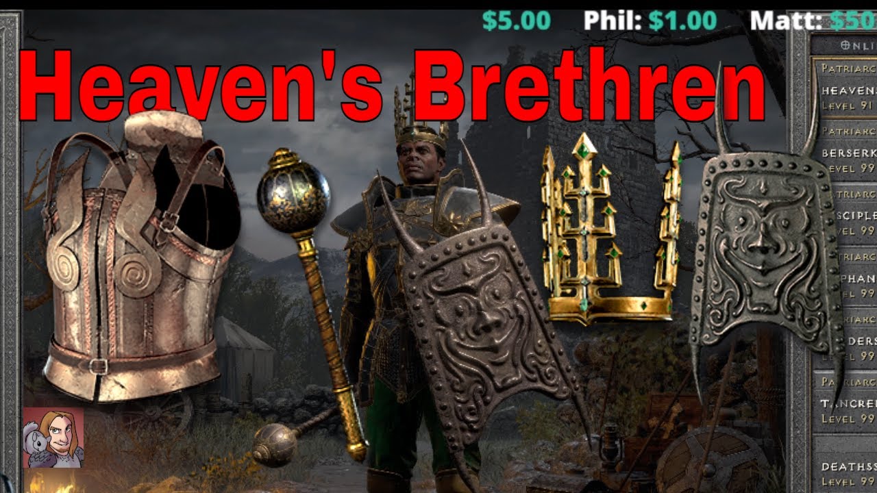 D2R Upgraded Sets - Heaven's Brethren (4 Piece Set)