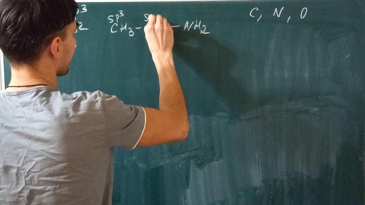 Гибридизация орбиталей. Hybridization of orbitals.