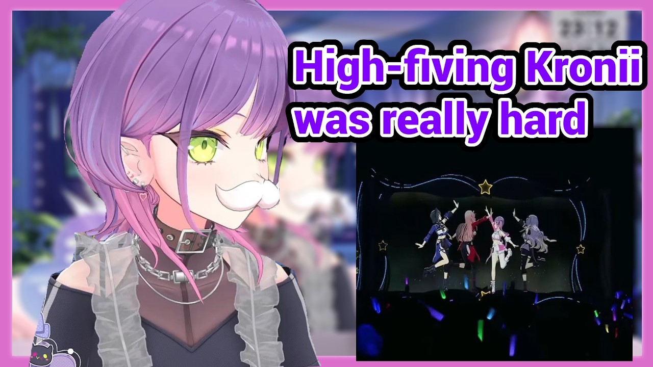 Towa Was Having a Hard Time High-Fiving Kronii at Hololive 7th Fes