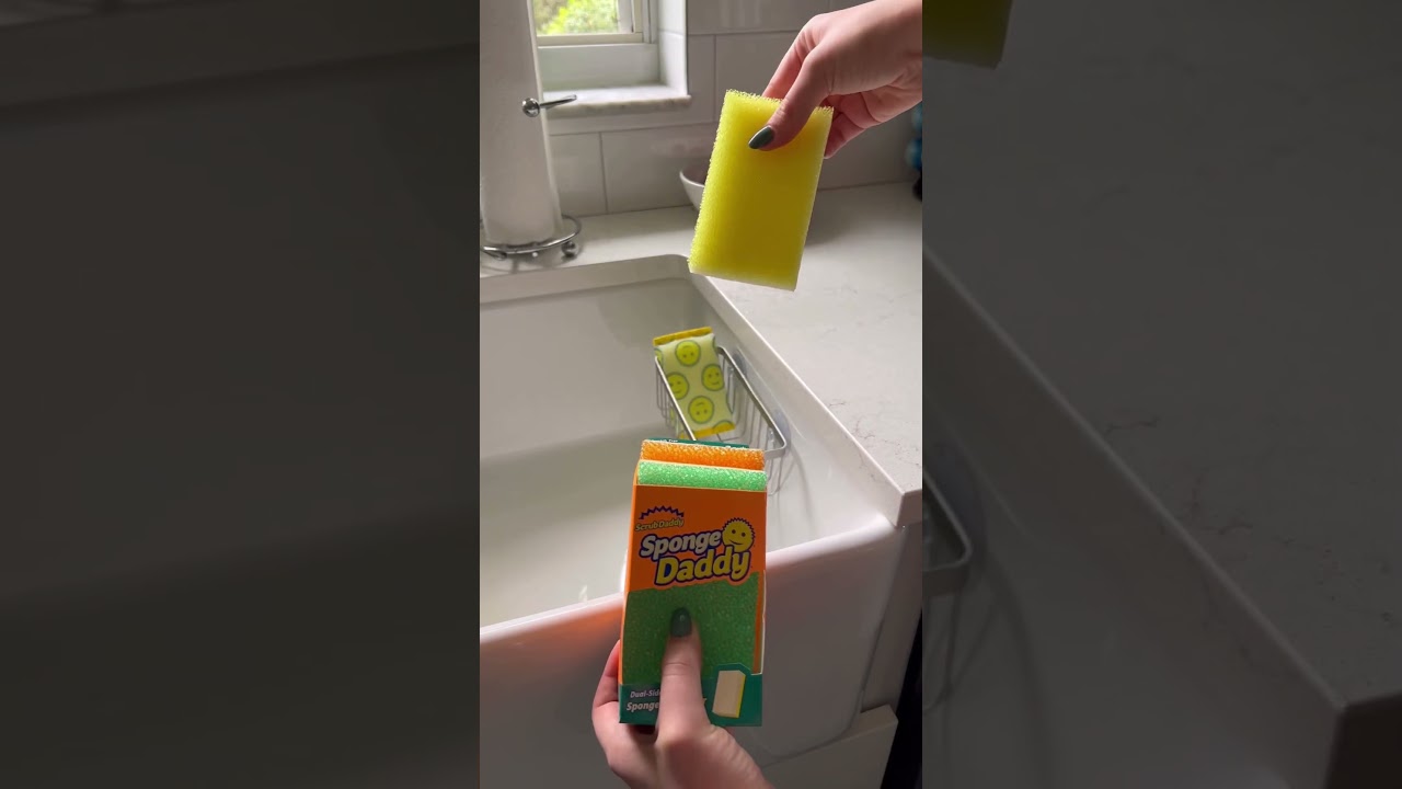 Spring scrub daddy restocks 💛 #asmr #asmrsounds #asmrvideo #restock #restockasmr #restockandrefill