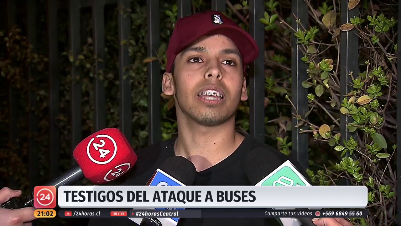 Noche de furia contra buses del Transantiago: Tres máquinas fueron quemadas | 24 Horas TVN Chile