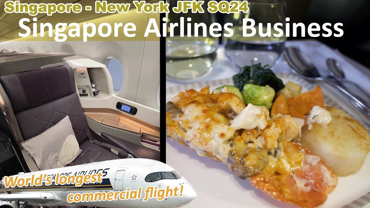 Singapore to JFK - Singapore Airlines Business Class A350ULR