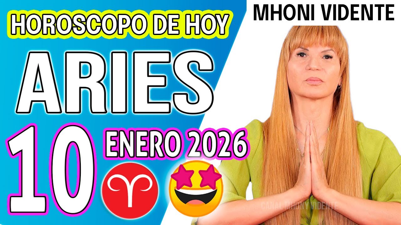 ARIES ♈HOY CAE UNA BENDICIÓN DE DINERO UN PAGO💲HOROSCOPO De Hoy 10 de ENERO 2026 Mhoni Vidente