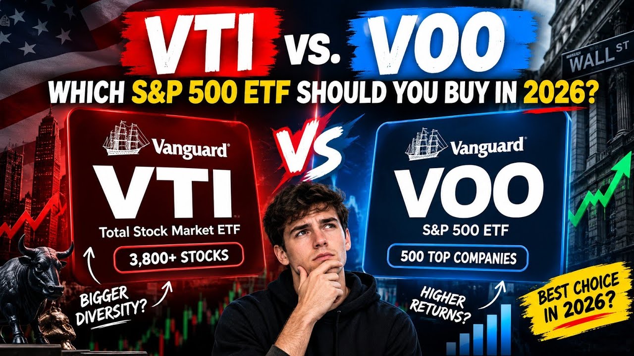 VTI vs. VOO: Which S&P 500 ETF should you buy in 2026 ??