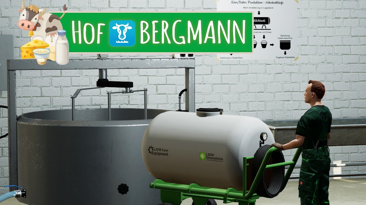 LS22 HOF BERGMANN #27: Käserei befüllen für Frische Butter und Käse | FARMING SIMULATOR 22