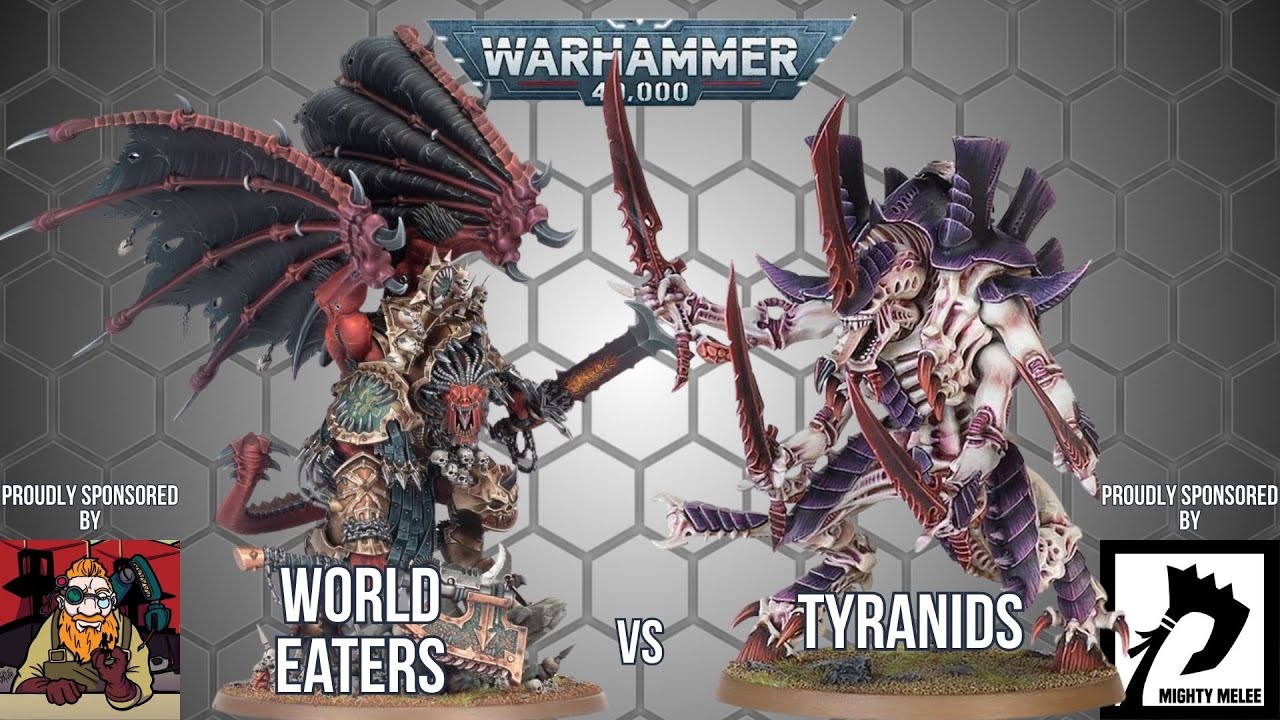 World Eaters Vs Tyranids - Live 40k Battle Report