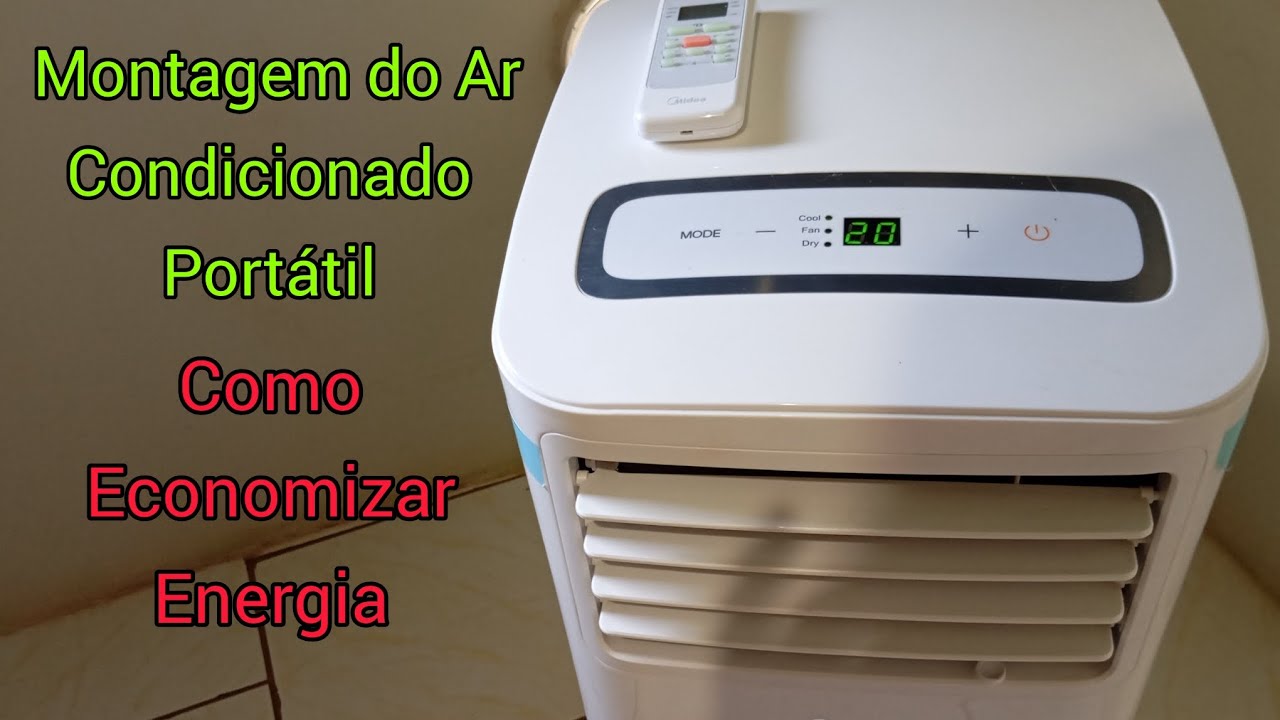 Montagem do Ar Condicionado Portátil - Como fazer para economizar energia 