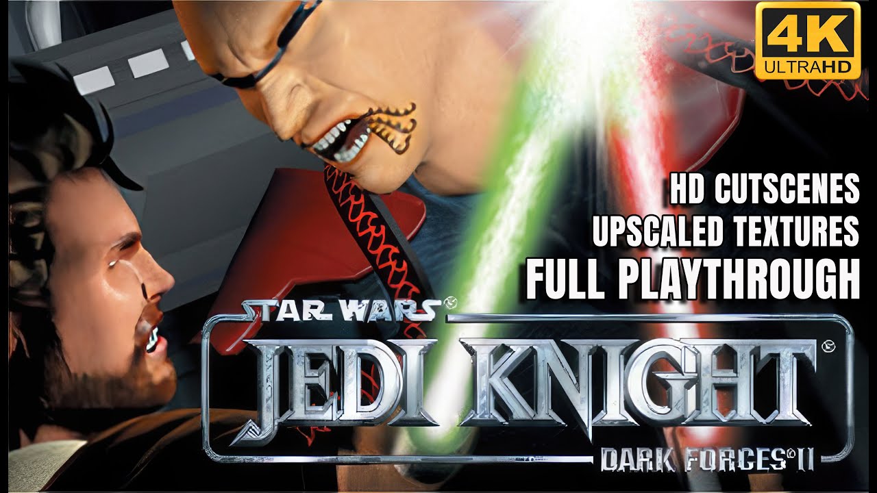 STAR WARS Jedi Knight: Dark Forces II - FULL Game Playthrough 4K 60FPS | JK Remastered 3.3 2025