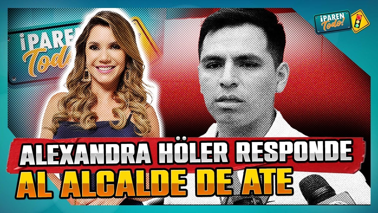Alexandra Hörler responde al alcalde de Ate: 