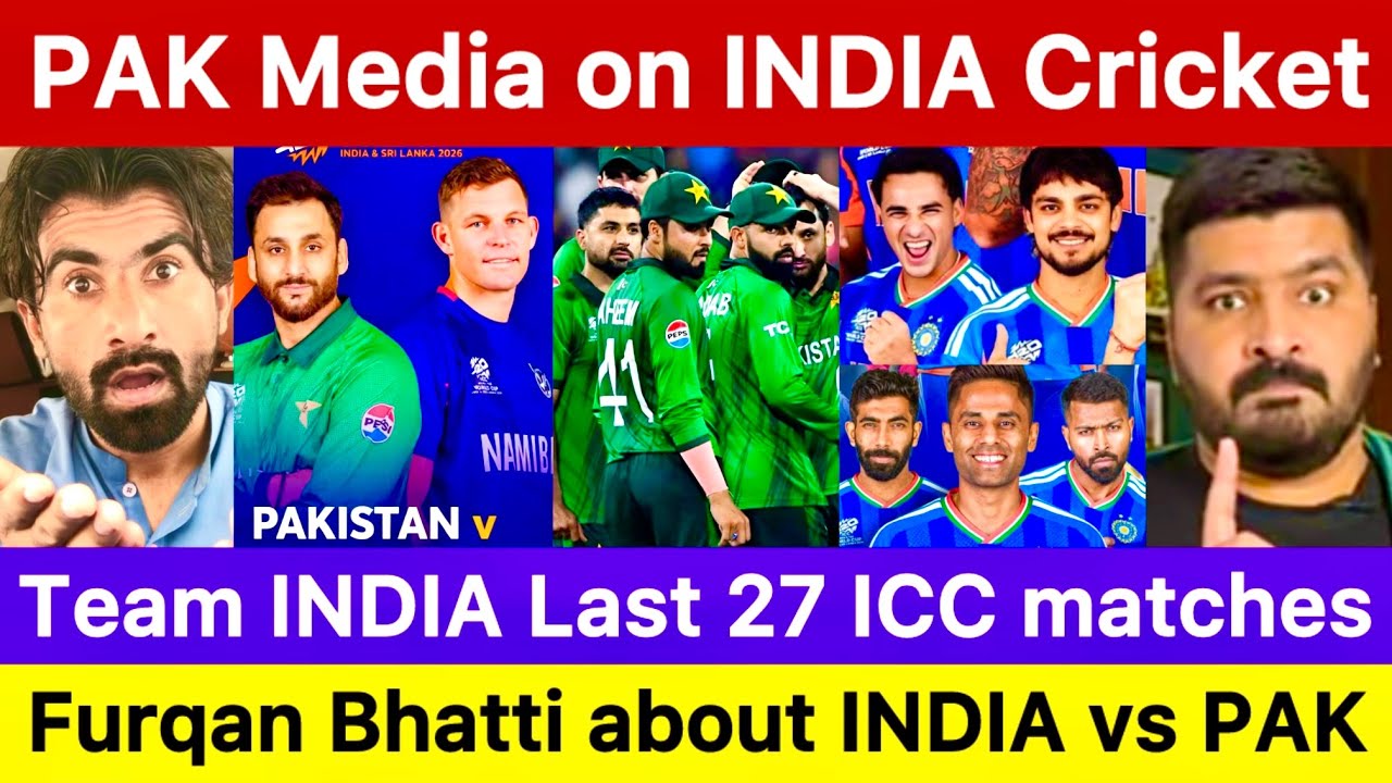 india cricket team | pakistan reaction vs namibia | abhishek sharma | ishan kishan | furqan bhatti 