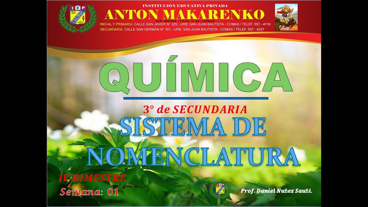 Grabación 2024 10 10   SISMETMA DE NOMENCLATURA QUÍMICA