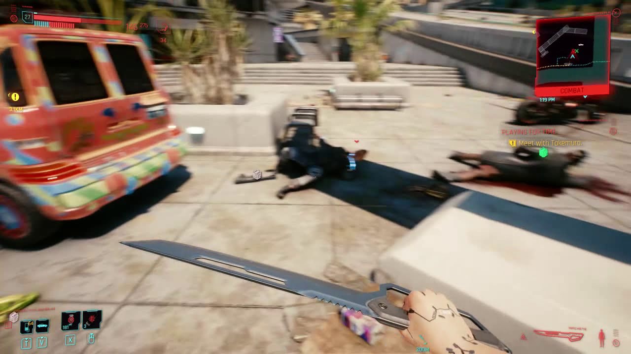Cyberpunk 2077 &mdash; Enemy respawn pattern