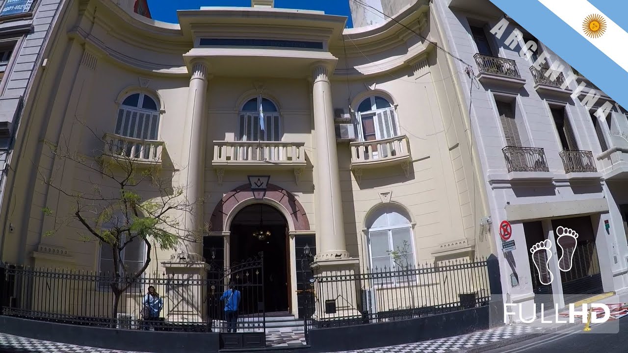 Arquitectura francesa y fachada c&oacute;ncava | Gran Templo de la Masoner&iacute;a Argentina