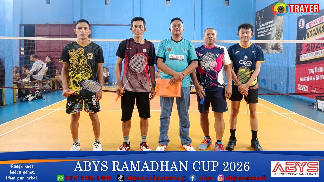 Pa Ali/Adil VS Samsul/Asep || ABYS Ramadhan Cup 2026 || GOR Bensar - Karawang