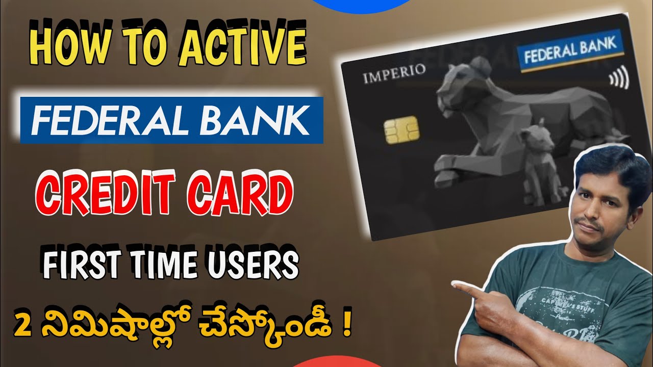 How to Activate FEDERAL BANK Credit Card | Federal Bank credit card activation | #federalbank #cr...