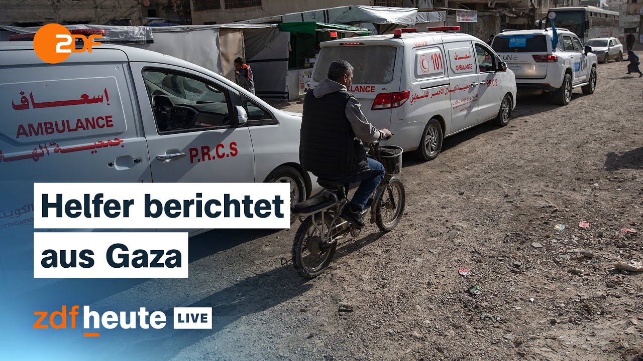Gaza aktuell: Was die Grenzöffnung in Rafah für den Frieden vor Ort bedeutet | ZDFheute live