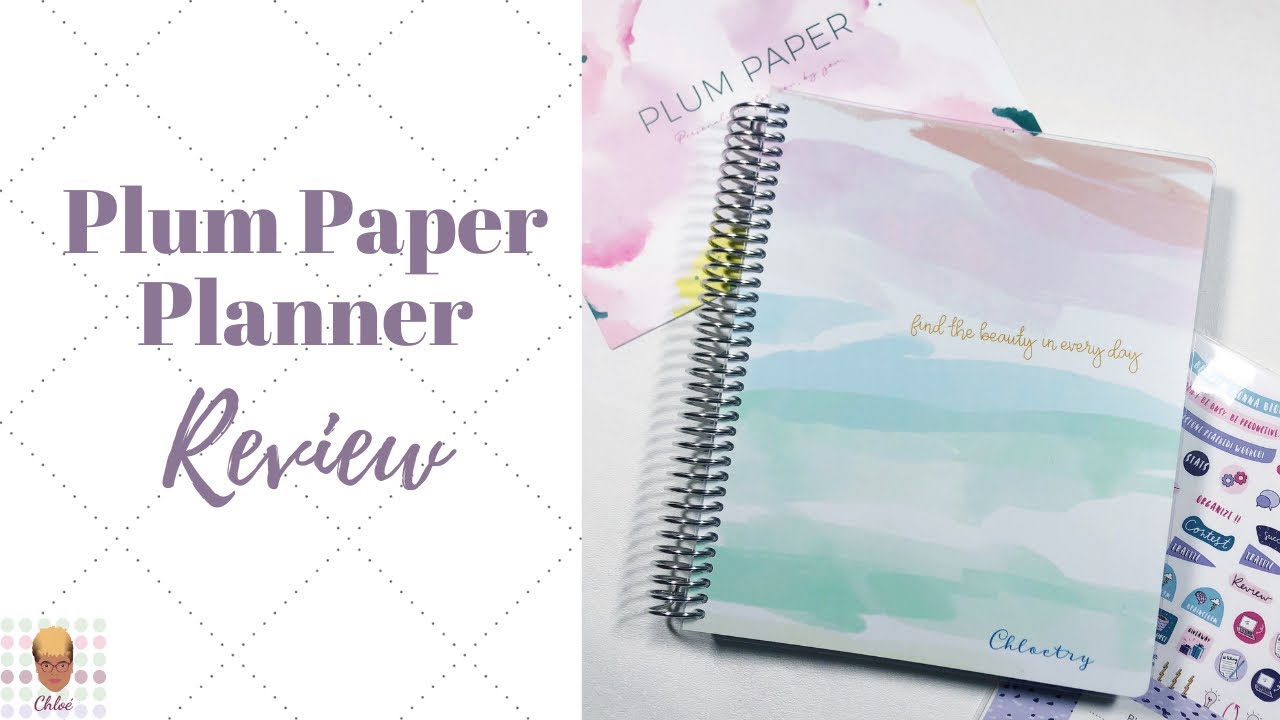 Plum Paper Planner Review | Chloetry Plans #PlumPaper
