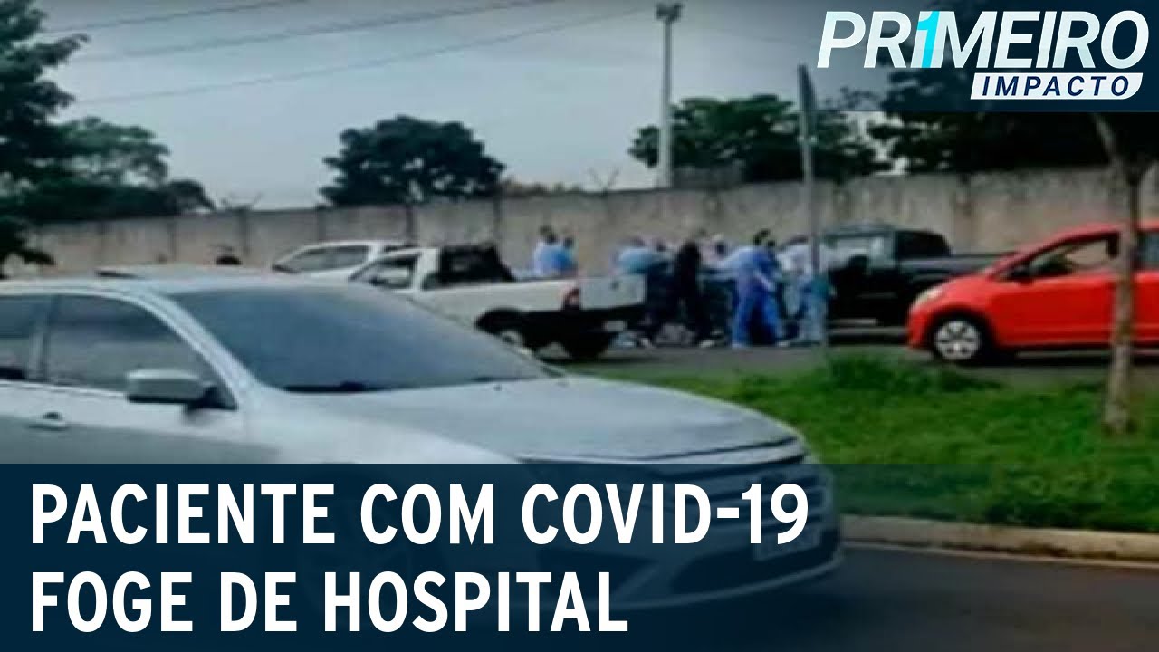 Homem com Covid-19 foge de hospital para não ser intubado | Primeiro Impacto (18/03/21)