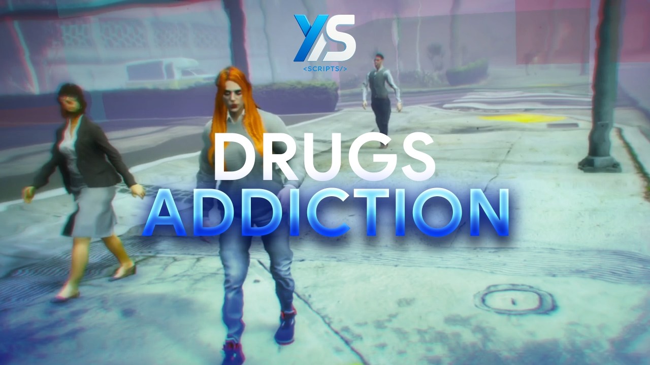 [QB, QBX, ESX] Drugs effects and Addiction FiveM Script