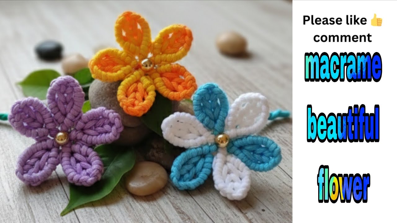 macrame new design flower /#macrame/#shorts/#short/#yt/#ytshorts 