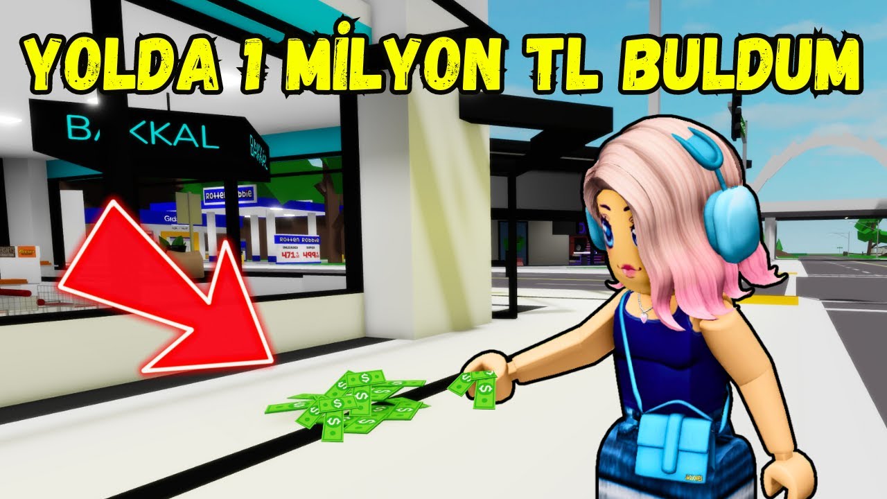 YOLDA 1 MİLYON TL BULDUM💵ARIGİLLER🐝TUBA ARI🐝ROBLOX Brookhaven🏡RP🐝AYŞEM ECE ARI