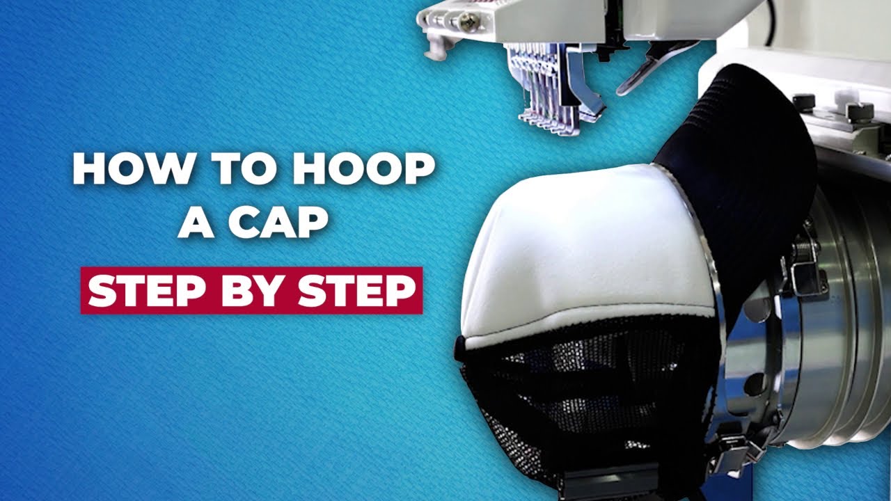 How to Hoop a Cap Step by Step 🧢 | For HappyJapan Embroidery Machines