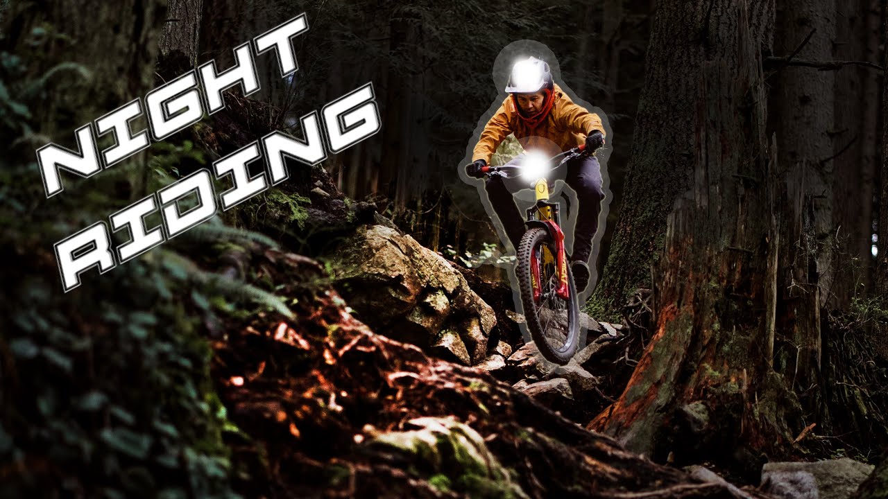 Riding Double Black Trails In the Dark