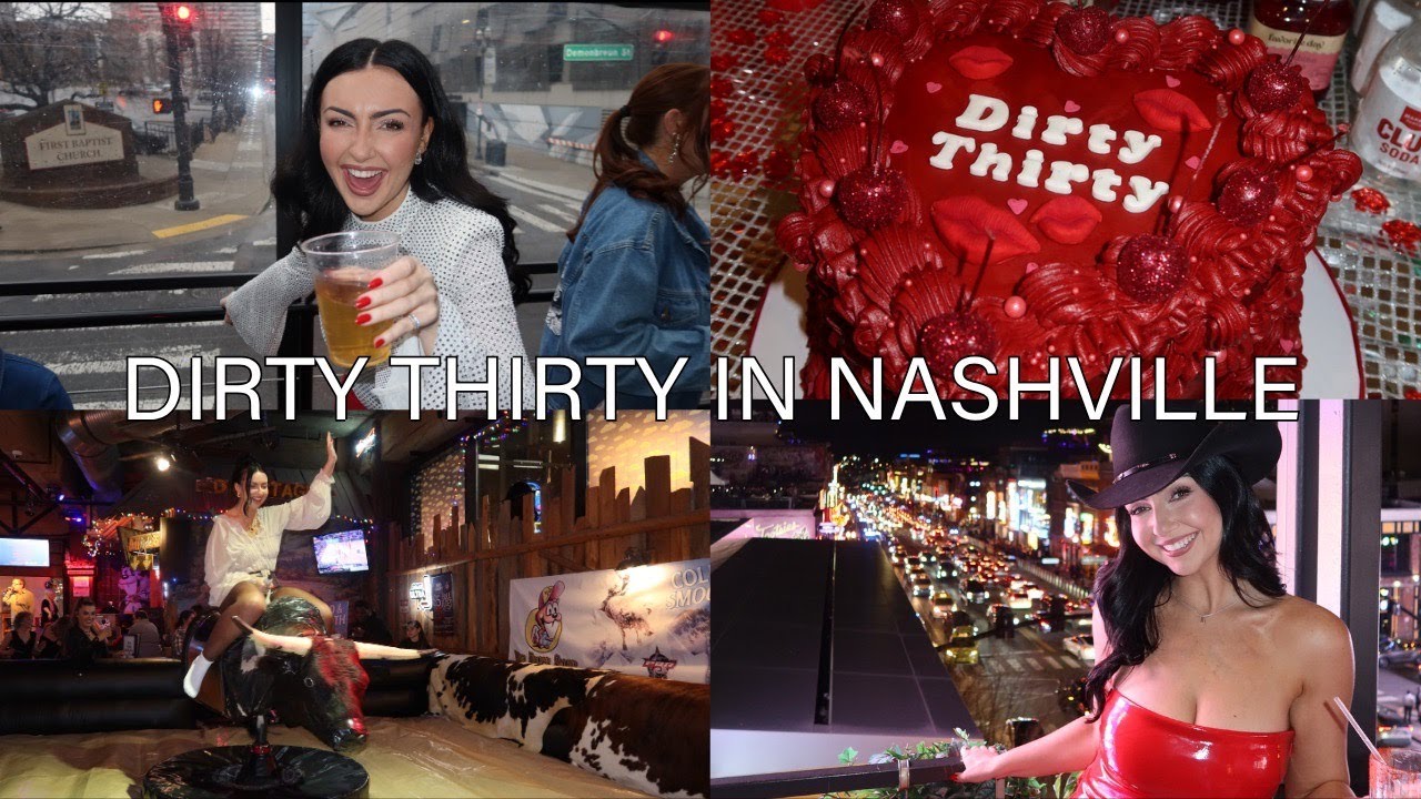 NASHVILLE VLOG: 30th birthday weekend w/ 15 of my best friends