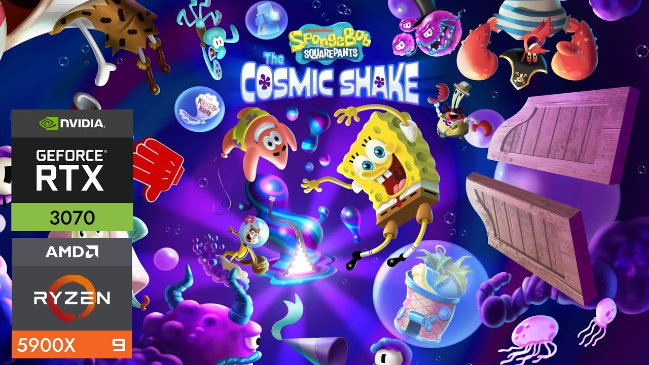 SpongeBob SquarePants The Cosmic Shake - RTX 3070 + Ryzen 5900X | 1080p, 1440p, 2160p (4K)