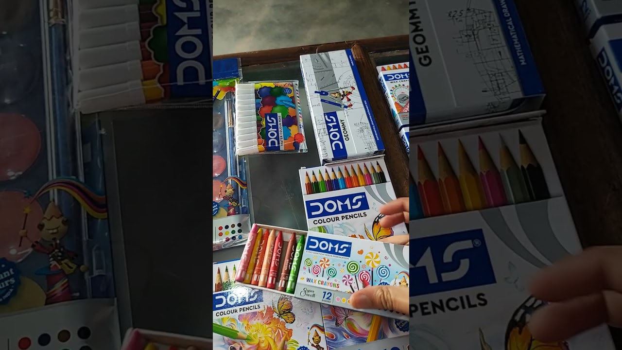 unboxing Dom's collection / Dom's stationery/collection and review /Dom's art 'kit colours