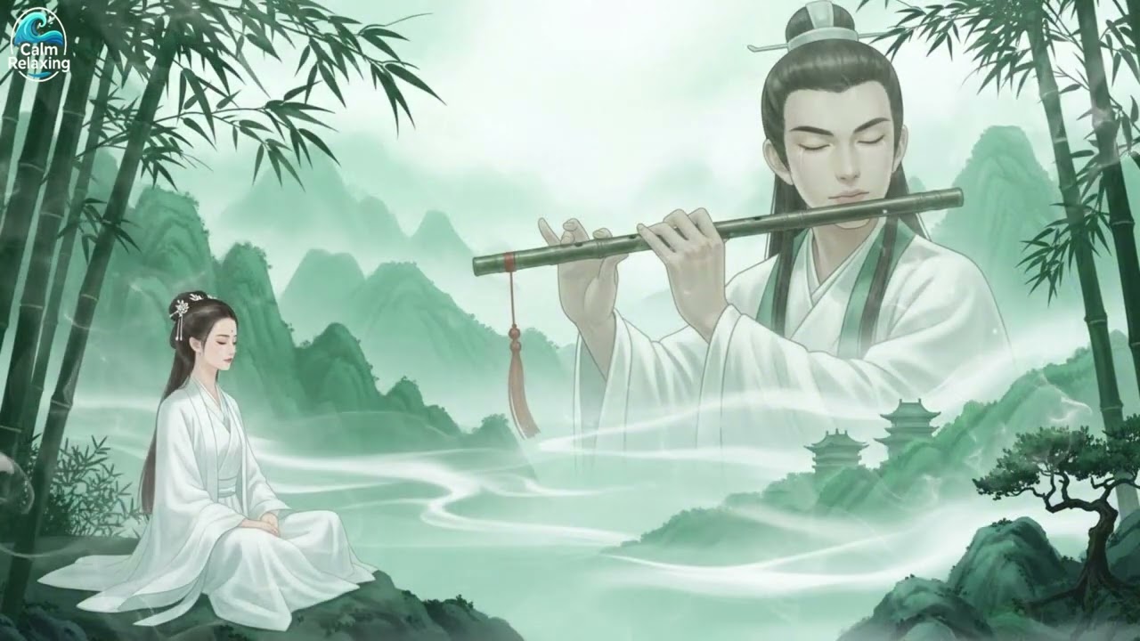 Calming Chinese Music • Kloy Flute + Guzheng for Stress Relief