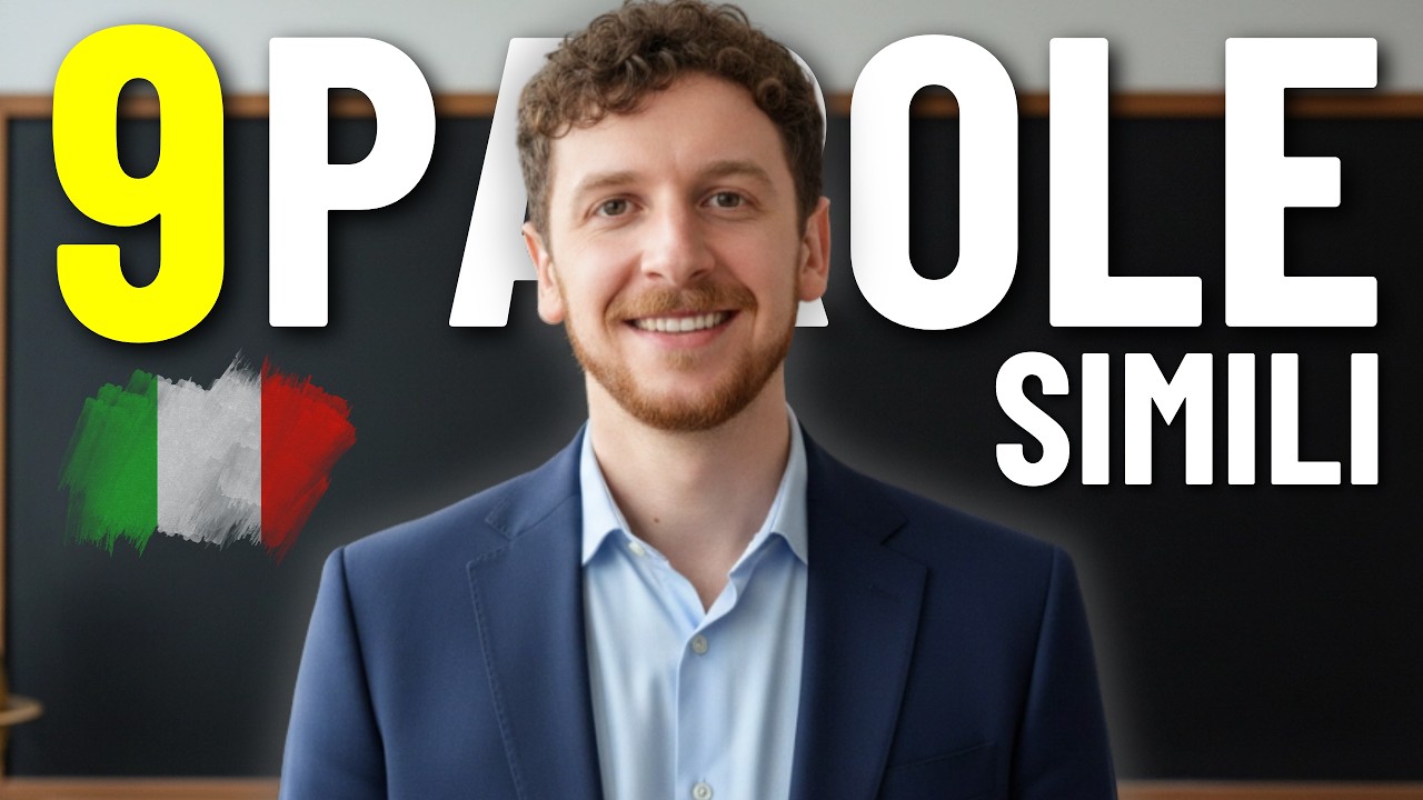 9 Coppie Di Parole Simili Ma Con Significato Diverso