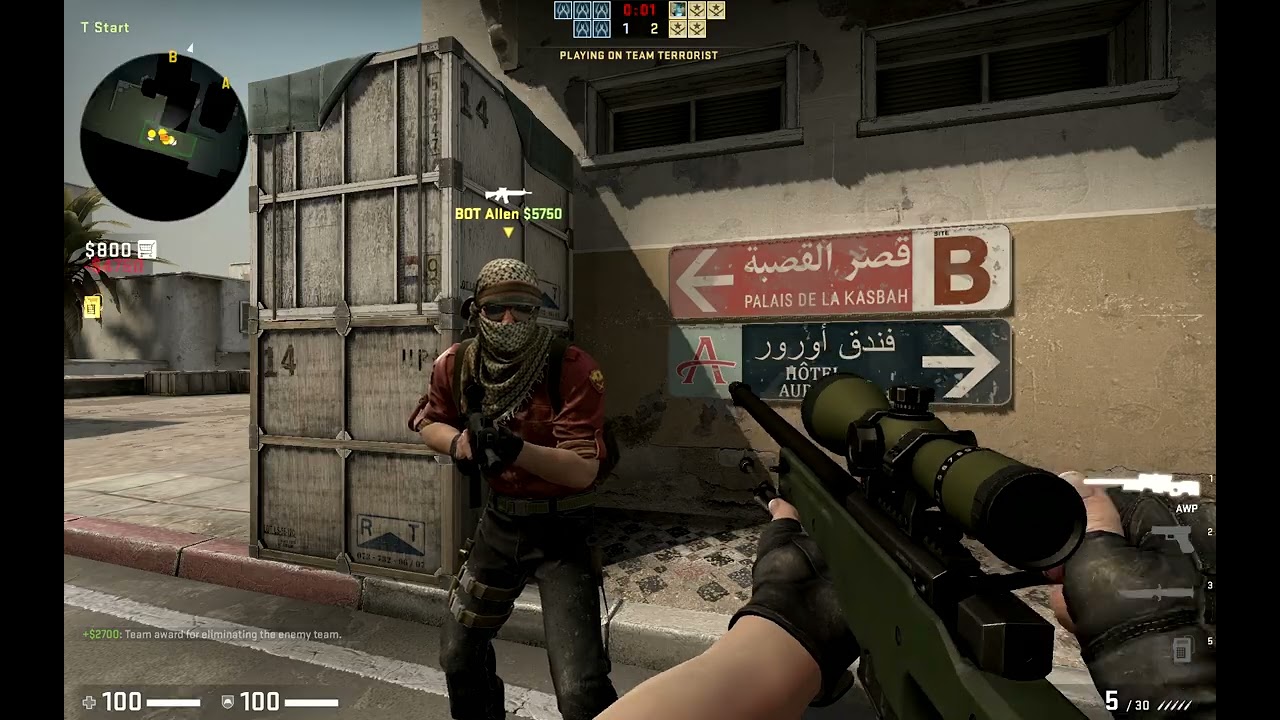 Counter Strike Global Offensive is back on steam in 2026 ?? A quick dust 2 match...