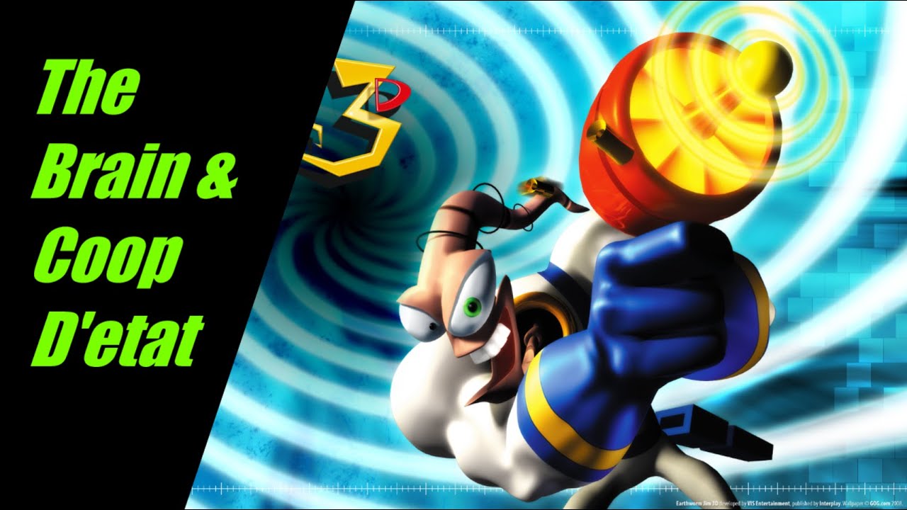Earthworm Jim 3D Full Walkthrough Part 1 - The Brain & Coop D'etat