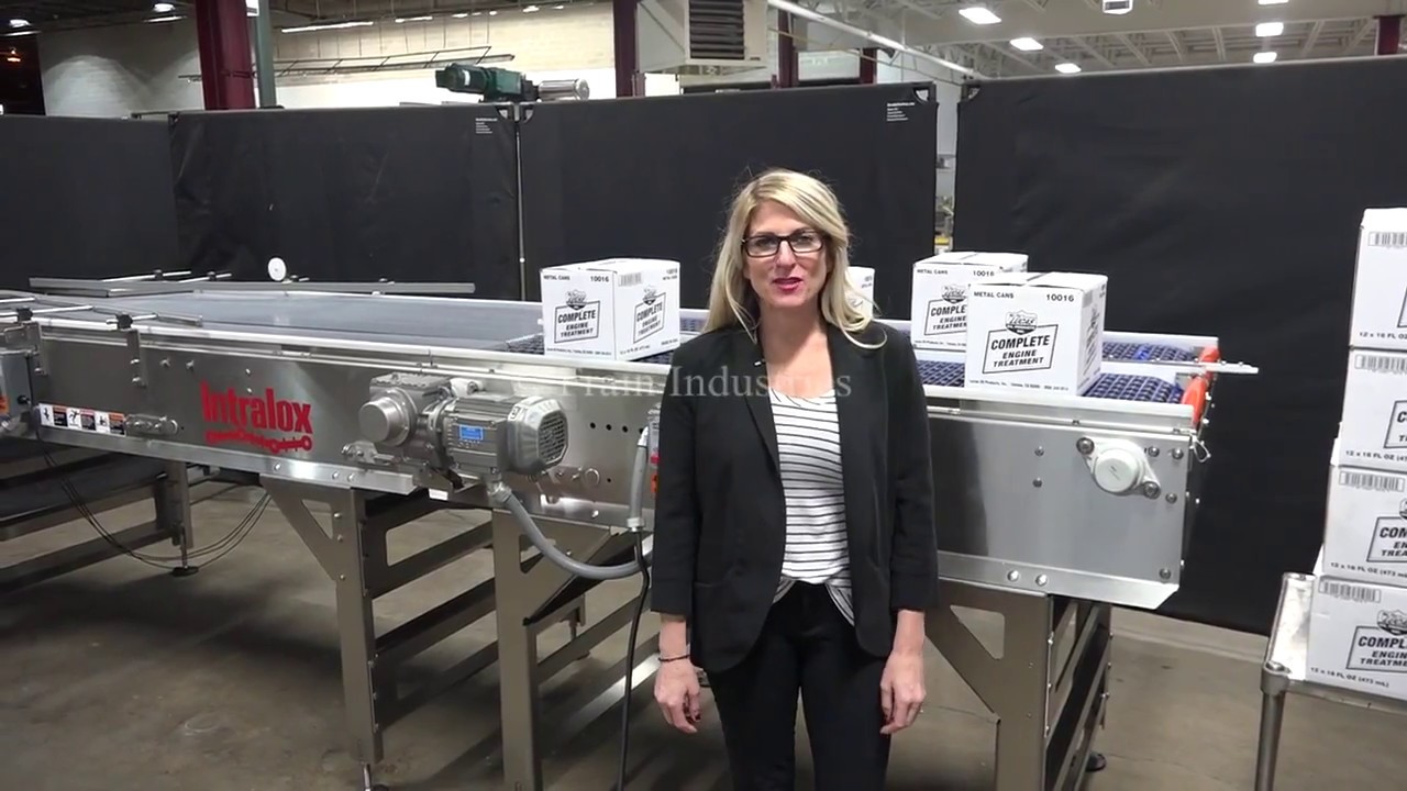 Intralox Activated Roller Belt Conveyor Demonstration